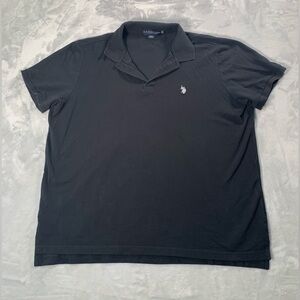 U.S. Polo Assn. Men's Black Polo Shirt